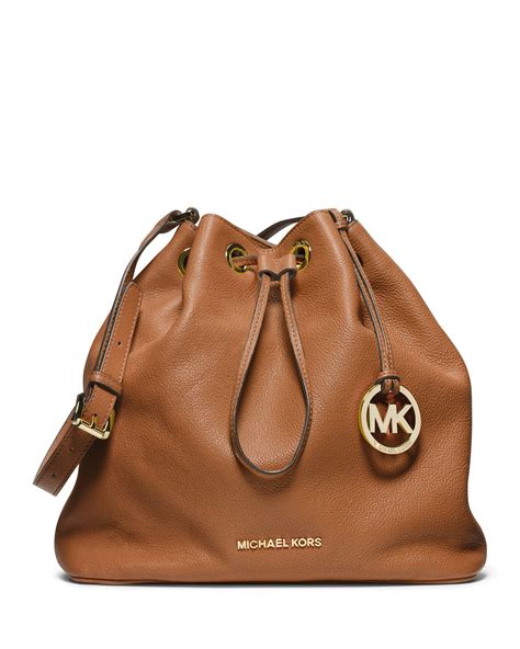 michael kors jules drawstring logo large shoulder bag|Michael Kors Jules Black Large Drawstring Shoulder Signature.